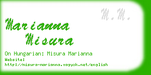 marianna misura business card